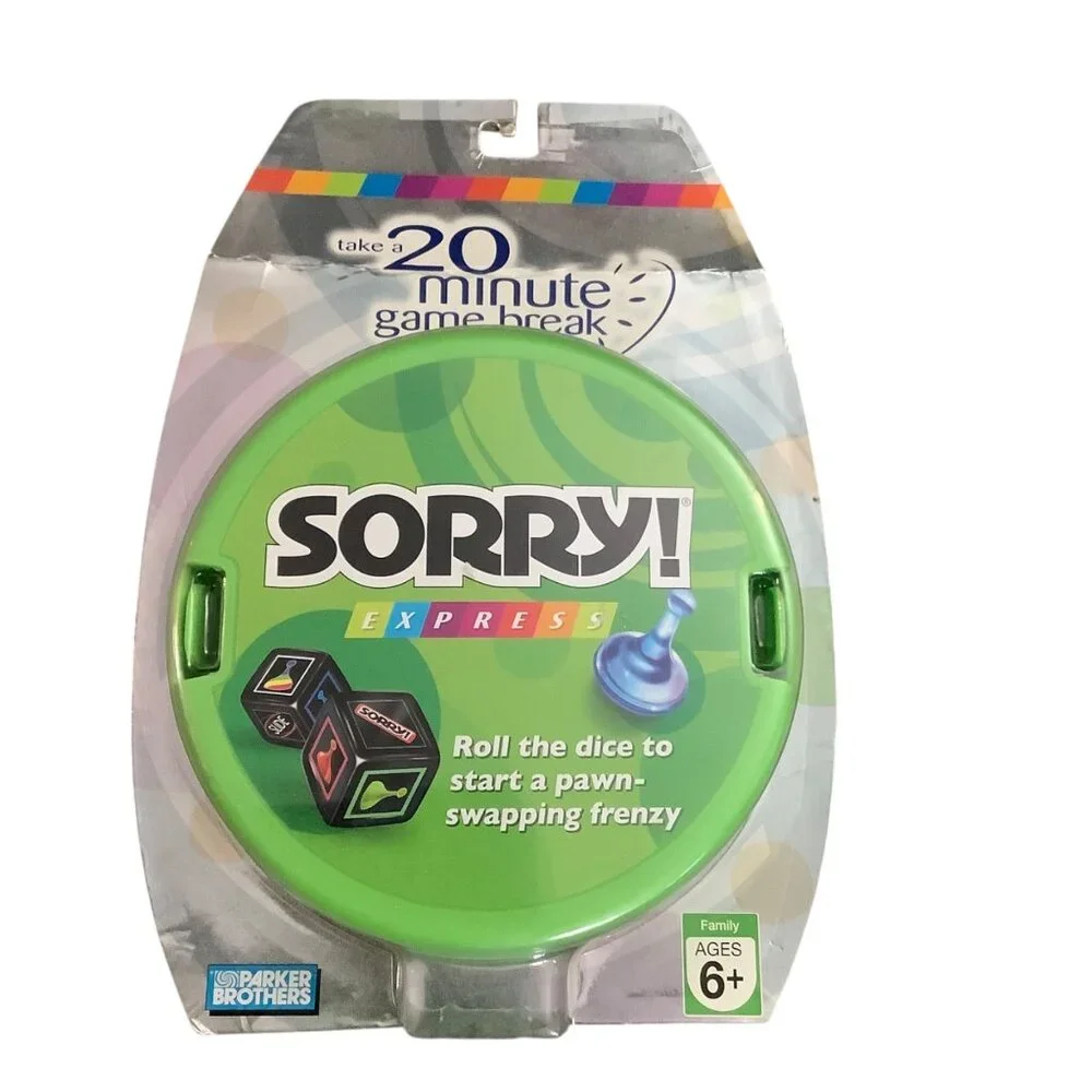 Sorry! Express Board Game For‎ Family Ages 6+ By Parker Brothers